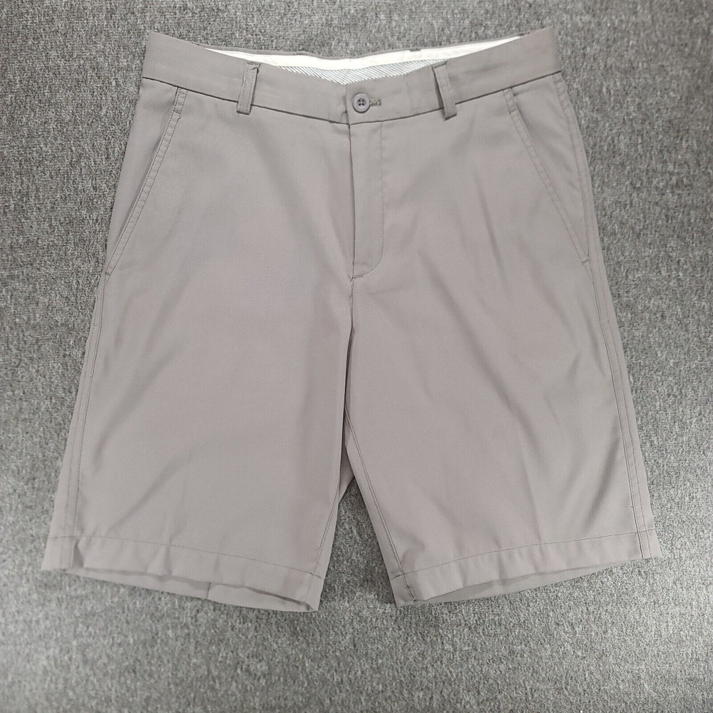 Snake Eyes Dry-18 Golf Shorts Men's Size 32 Light Gray Moisture Wicking Athletic